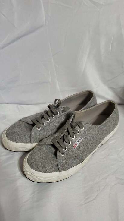 Superga Shoes - Superga 2750 Wool Grey Sneakers Size EU 41.5 US Women's 10